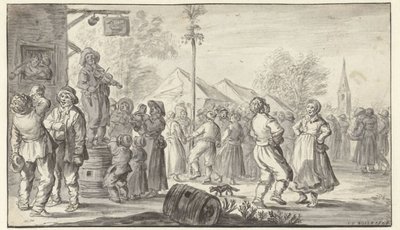 Feira da aldeia de Jan van Goyen