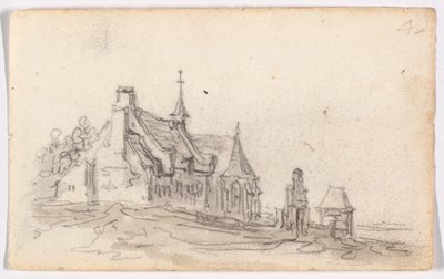 Casa dos leprosos em Cleves de Jan van Goyen