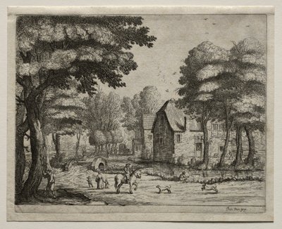 A ponte de pedra de Jan van Goyen