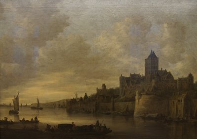 O Valkhof, em Nijmegen de Jan van Goyen