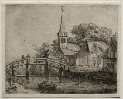 A ponte de madeira de Jan van Goyen