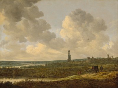 Vista de Rhenen, 1646. de Jan van Goyen