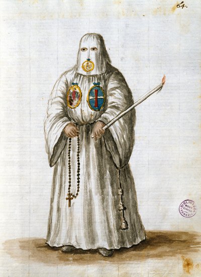 Vestes da Confraria de São Bernardo de Siena (caneta e tinta e wc sobre papel) de Jan van Grevenbroeck