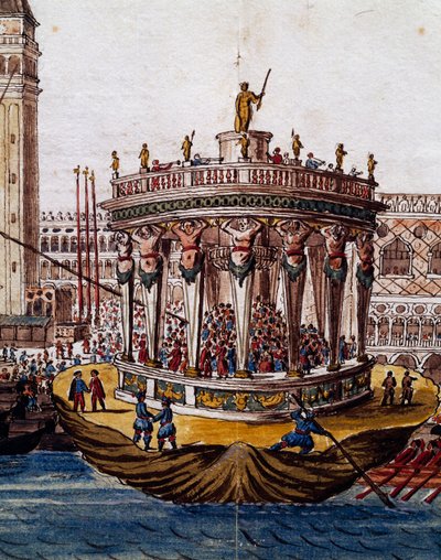 Teatro Mundial, Torneio em Veneza pela Irmandade dos Cavaleiros da Jarreteira de Jan van Grevenbroeck