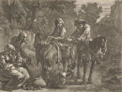 Pilhadores, Roubar um Agricultor e a sua Esposa de Jan van Huchtenburg