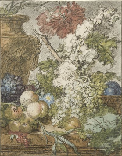 Esboço para uma Natureza Morta de Fruta e Flores
Esboço para um arranjo de frutos e flores de Jan van Huysum
