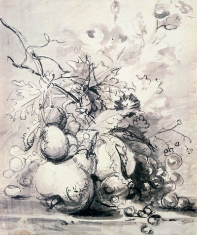 Ainda vida de frutas, 1700 - 1749. de Jan van Huysum