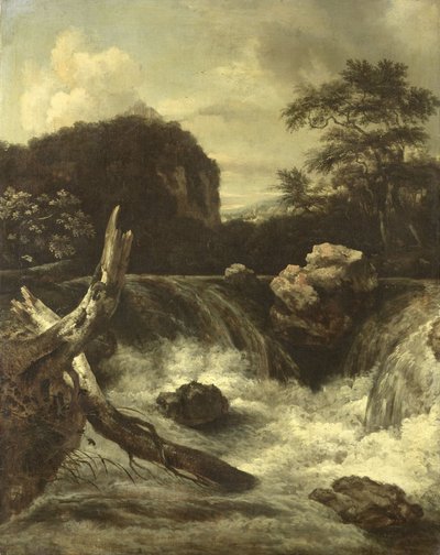 Uma queda de água de Jan van Kessel