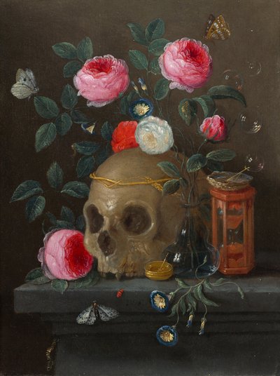Vanitas Still Life, c. 16651670. de Jan van Kessel