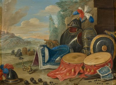 Símbolos da guerra de Jan van Kessel the Elder