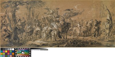 Neerlandês: A glorificação de Marte de Jan van Orley