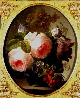 Rosas e Outras Flores num Vaso de Jan van Os