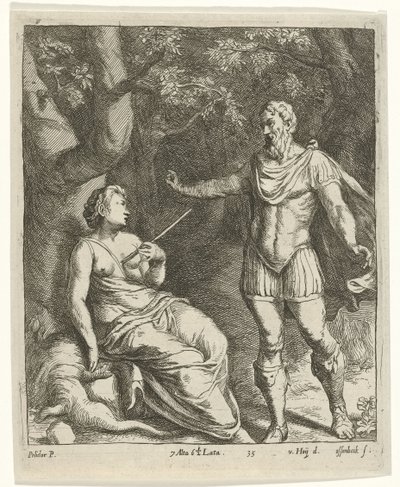 Céfalo em Prócris de Jan van Ossenbeeck
