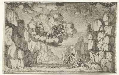 O aparecimento da Apollo
Desenhos para cenários (título da série) de Jan van Ossenbeeck