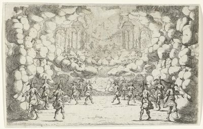 O palácio da nuvem do tempo Projetando para o cenário (título da série) de Jan van Ossenbeeck