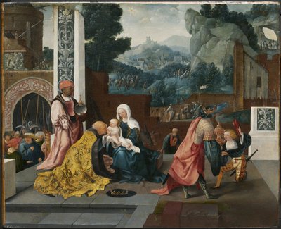 Adoração dos Magos, c.1519 de Jan van Scorel