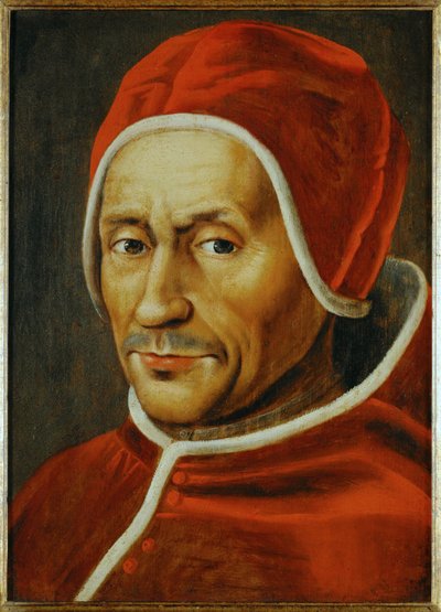 Papa Adriano VI ... (pintura sobre madeira) de Jan van Scorel
