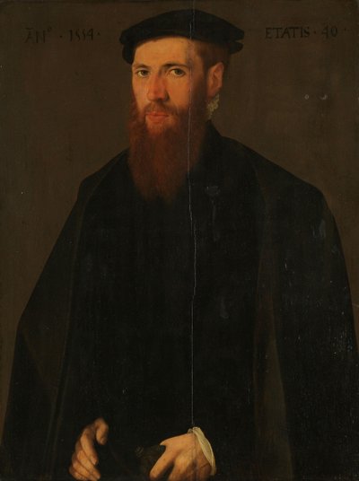 Retrato de Willem van Lokhorst de Jan van Scorel