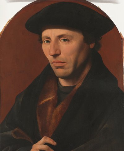 Retrato de um cidadão de Haarlem Retrato de um homem de Jan van Scorel