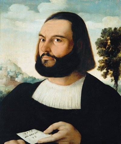 Retrato de um homem ... de Jan van Scorel