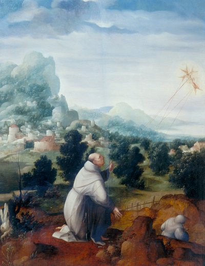 São Francisco de Assis recebendo os estigmas de Jan van Scorel
