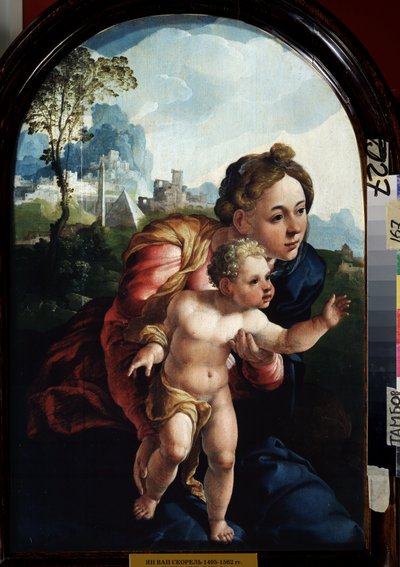 Virgem e Criança, 1530 de Jan van Scorel