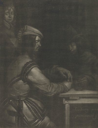 Cena de uma estalagem de Jan van Somer