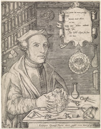 Portret van Gemma Frisius de Jan van Stalburch