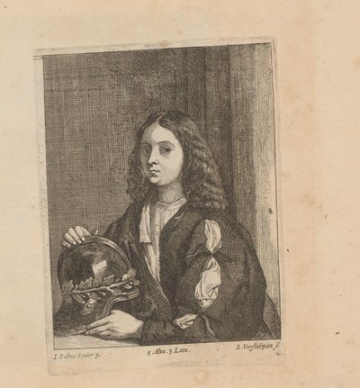 Retrato de um homem desconhecido com boina de Jan van Troyen