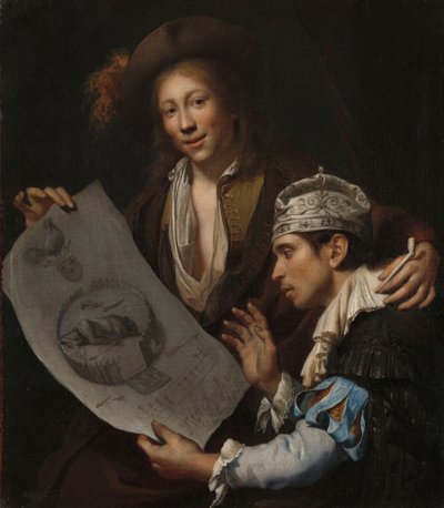Alegoria sobre a invasão francesa de 1672 de Jan van Wyckersloot