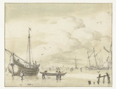 Vista de Inverno de Jan van de Cappelle