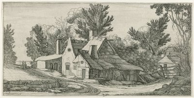 Paisagem com quintas de Jan van de Velde (II) (manner of)