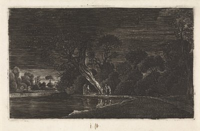 Paisagem à luz da lua de Jan van de Velde (II)