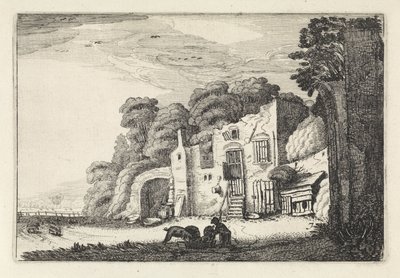 Paisagem com o filho pródigo com os porcos
Paisagens (título da série)
Amenissimae aliquot requculae (título da série) de Jan van de Velde (II)