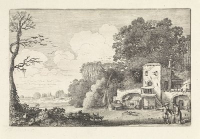 Paisagem com o envio de Hagar e Isamel
Paisagens (título da série)
Amenissimae aliquot requculae (título da série) de Jan van de Velde (II)