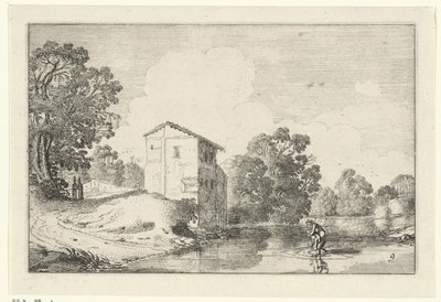 lugar vadeando Paisagens (título da série) Amenissimae aliquot requculae (título da série) de Jan van de Velde (II)