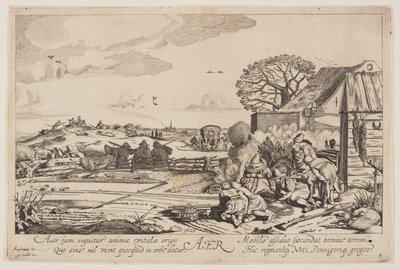 Ar (com vista para Haarlem), de Os Quatro Elementos de Jan van de Velde II