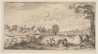 julho, de Os Doze Meses do Ano de Jan van de Velde II