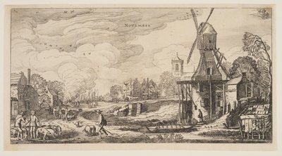 novembro, de Os Doze Meses do Ano de Jan van de Velde II