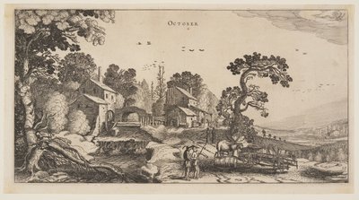 outubro, de Os Doze Meses do Ano de Jan van de Velde II