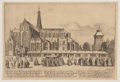 A Igreja de São Bavo em Haarlem de Jan van de Velde II