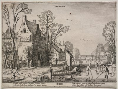 Os Doze Meses: Janeiro de Jan van de Velde II