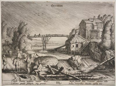 Os Doze Meses: Outubro de Jan van de Velde II