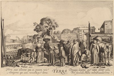 Earth de Jan van de Velde II after Willem Buytewech