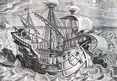 Navegação de Jan van der (1523 1605) Straet
