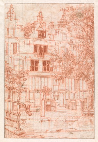 Após um incêndio na Herengracht em 1683 de Jan van der Heyden