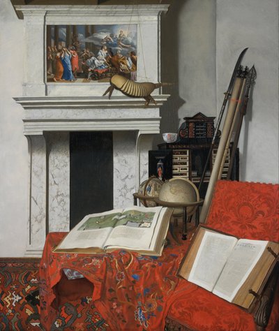 Stillife com variedades (canto de uma sala) de Jan van der Heyden