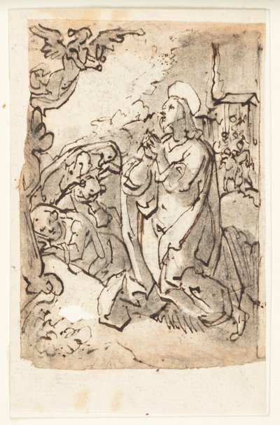 Agonia no Jardim de Jan van der Straet, called Stradanus
