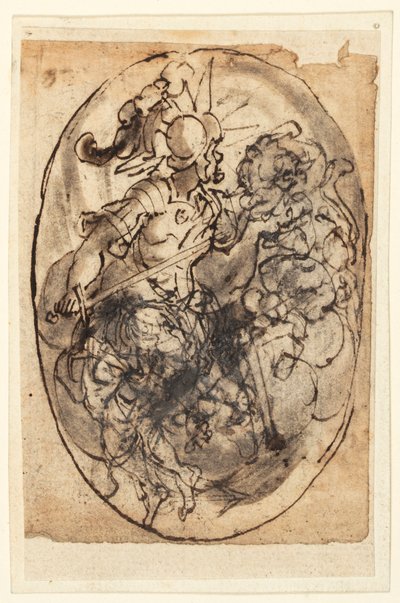 Design para um camafeu de Jan van der Straet, called Stradanus