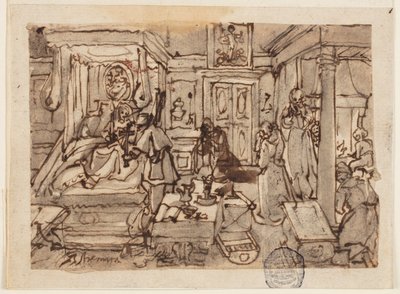 Extrema Unção de Jan van der Straet, called Stradanus